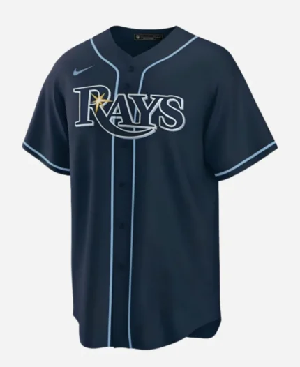 Tampa Bay Rays Team Navy Blue Jersey For Sale