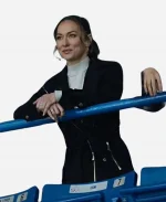 Tasya Teles Tv Series Shoresy Season 02 Nat Black Coat