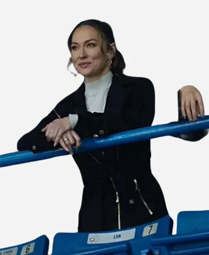 Tasya Teles Tv Series Shoresy Season 02 Nat Black Coat