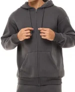 Taylah Sanders TV Series Prime Target Quintessa Swindell Cropped Hooded Grey Jacket