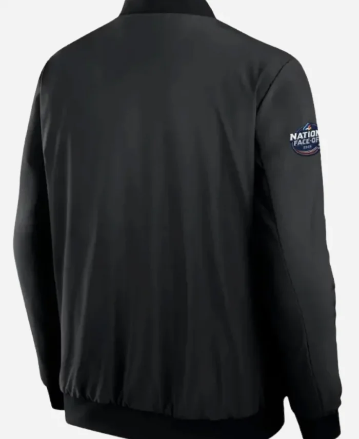 Team Canada Authentic Pro 4 2025 Nations Black Bomber Jacket For Sale
