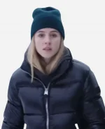 The Åre Murders Carla Sehn Black Puffer Jacket