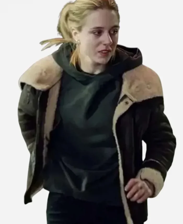 The Are Murders Carla Sehn Shearling Leather Jacket