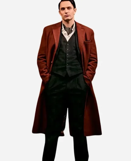 The Continental From the World of John Wick Young Winston Scott Brown Coat
