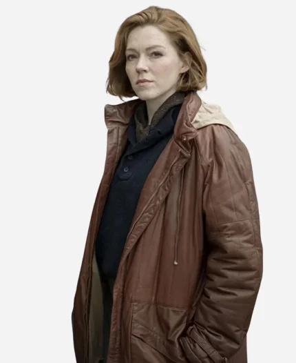 The Gold Nicki Jennings Leather Coat