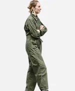 The Kill Room 2023 Maya Hawke Green Jumpsuit