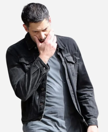 The Kill Room Joe Manganiello Black Denim Jacket