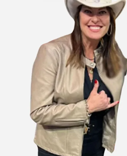 The Last Rodeo Ruvé McDonough Beige Leather Jacket