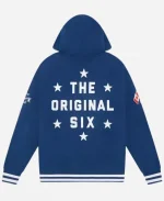The Orignal Six Toronto Maple Leafs Blue Pullover Owl Hoodie