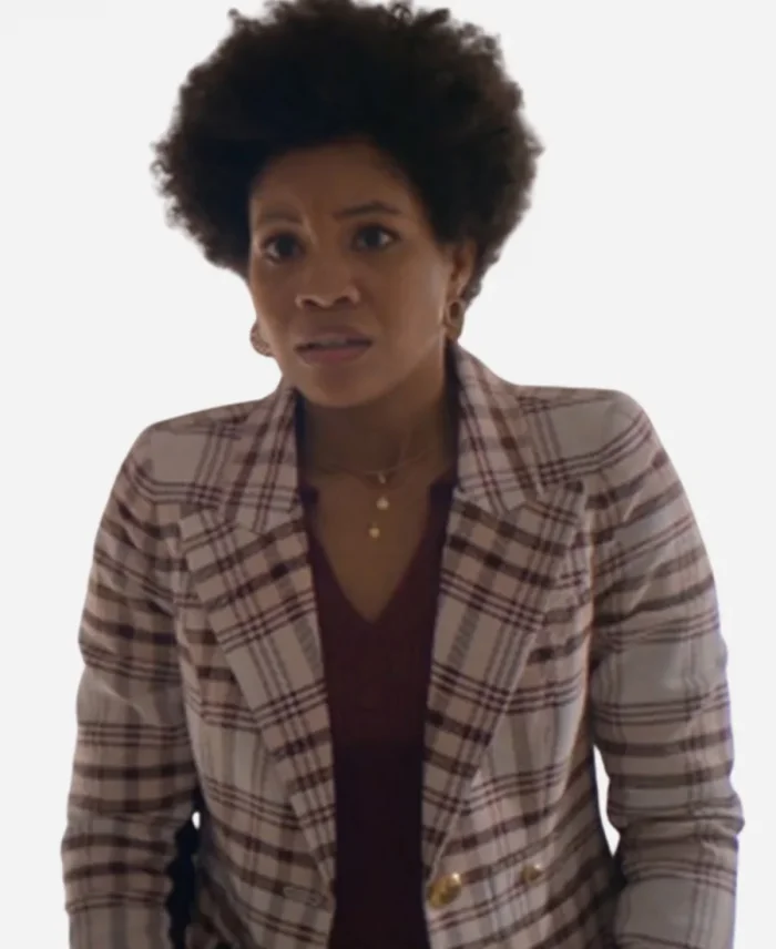 The Other Black Girl 2023 Sinclair Daniel Plaid Coat