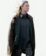 The Outrun 2024 Saoirse Ronan Brown Jacket