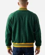 The Scholarship Green Varsity Jacket