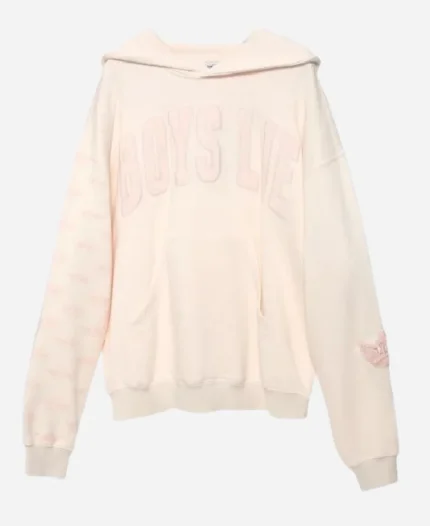 The Secret Lives of Mormon WivesJessi Ngatikaura Light Pink Printed Hooded Sweatshirt