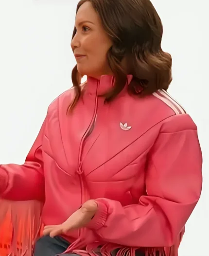 The Today Show 2025 Kayleen Walters Pink Fringe Jacket