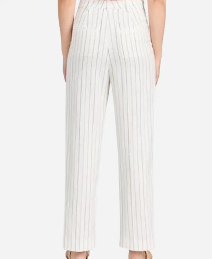 The Today Show 2025 Rosalind Chao White Pinstripe Blazer & Pant For Sale