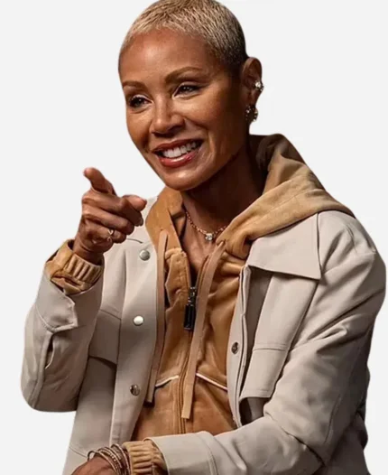 The Today Show Jada Pinkett Smith Beige Jacket