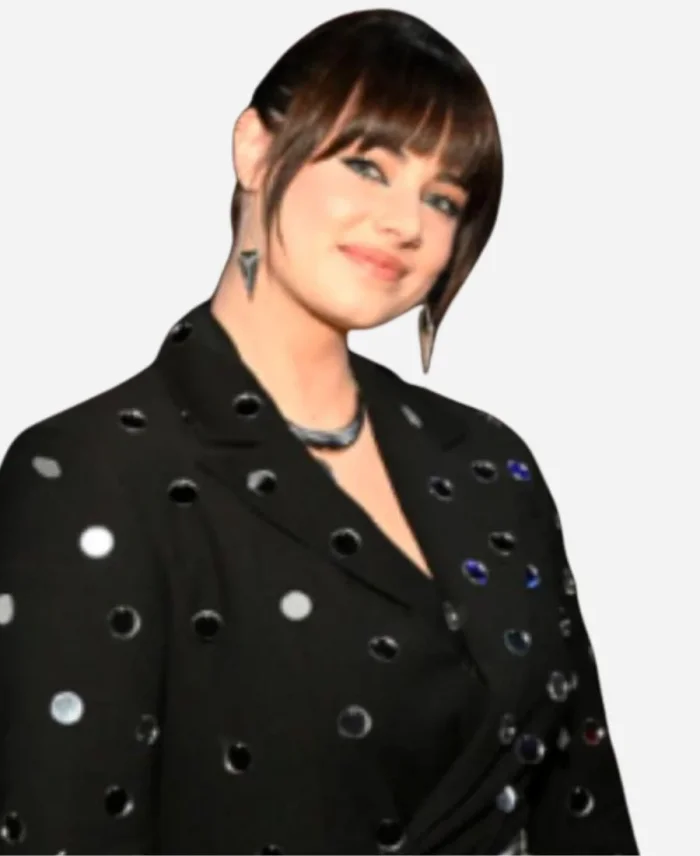 The Voice S27 Jaydn Cree Black Embellished Circle Blazer