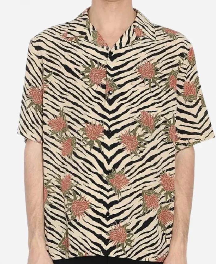 The Voice Season 27 Adam Levine Floral Zebra Print Shirt