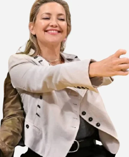 Timberwolves vs Lakers Game 2025 Kate Hudson Grey Jacket