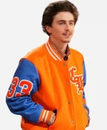 Timothée Chalamet Knicks NBA Playoffs Game Jacket