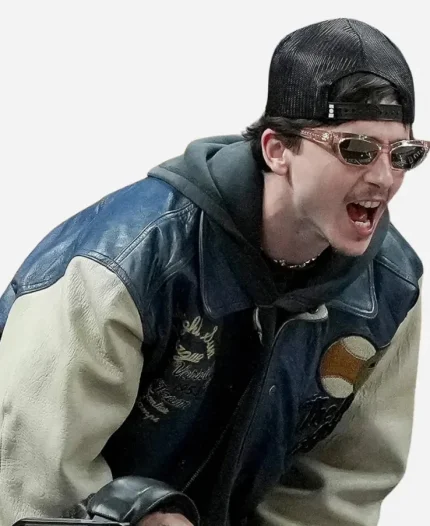 Timothée Chalamet Knicks NBA Playoffs Game Jacket For Sale