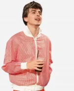 Timothee Chalamet MSG NYC Pink Jacket