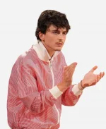 Timothee Chalamet MSG NYC Pink Jacket For Sale