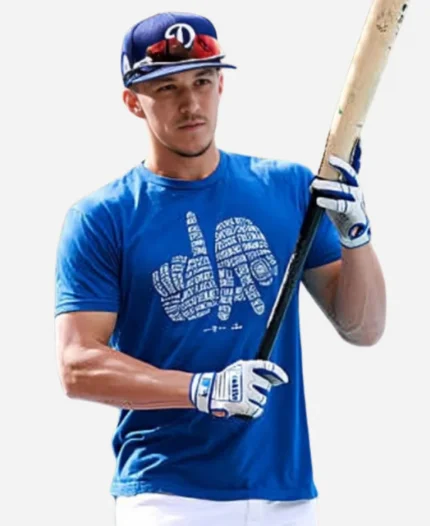 Tommy Edman LA Dodgers Blue Shirt