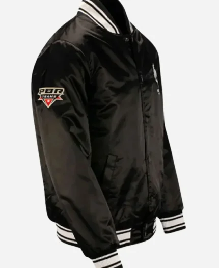 Top Bull Riding Team Arizona Ridge Riders Black Varsity Bomber Jacket