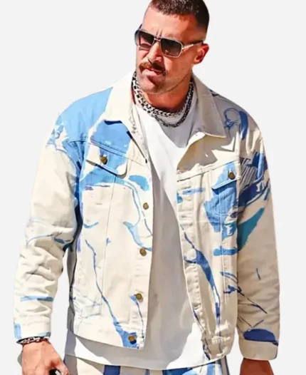 Travis Kelce Denim Jacket