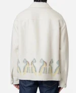Travis Kelce Jil Sander White Jacket