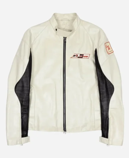 Travis Scott Barcelona Vs Real Madrid Game Dainese Leather Jacket