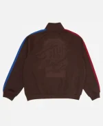 Travis Scott CJ x Nike x FCB BARÇA Retro Anthem Brown Jacket