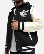 True Religion 2 Tone Varsity Jacket