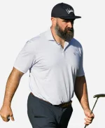 Truist Championship 2025 Jason Kelce White Golf Shirt For Sale