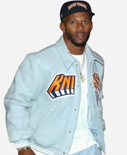 Victor Cruz Knicks Varsity Jacket