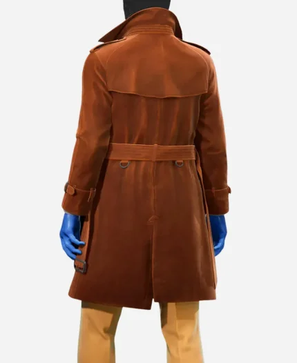 Video Game Payday 3 Brown Trench Wool Coat