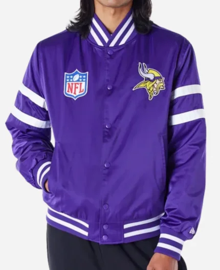 Vikings Purple Bomber Jacket
