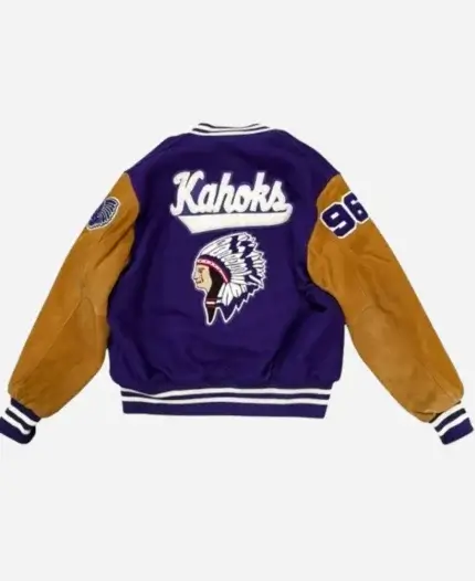 Vintage 1996 Collinsville High School Kahoks Varsity Letterman Jacket