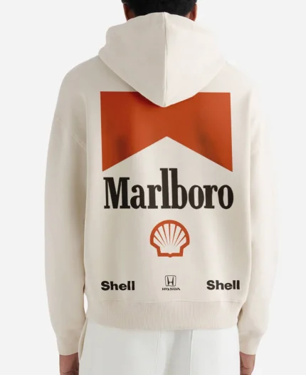 Vintage Marlboro Pullover Pink Hoodie For Sale