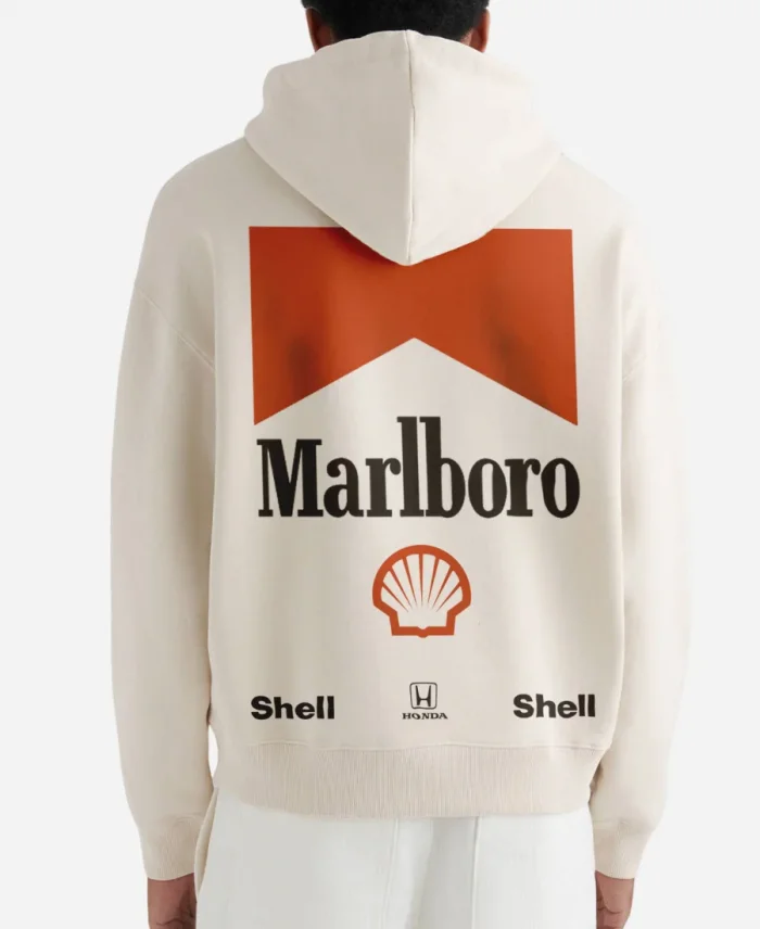 Vintage Marlboro Pullover Pink Hoodie For Sale