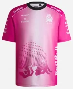 Visa Cash App RB 2025 Grand Prix Miami Pink T-Shirt For Sale