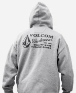 Workwear Volcom Hoodie In Grey