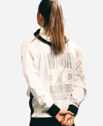 WNBA Champions Nike Fenty Beauty New York Liberty Ring Night Zip-Up White Hoodie Jacket