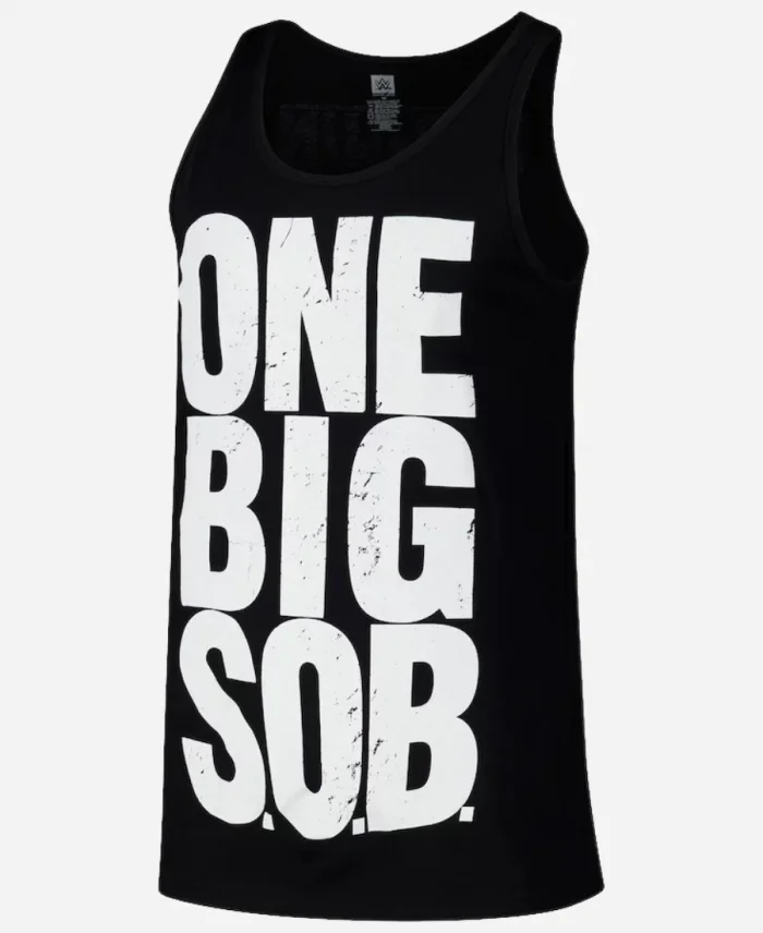WWE Braun Strowman One Big S.O.B. Black Tank Top