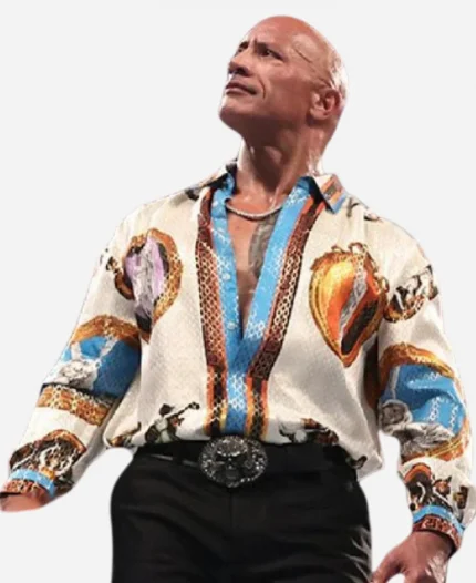 WWE SmackDown Dwayne Johnson The Rock Versace Shirt