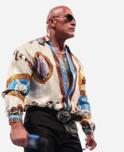 WWE SmackDown Dwayne Johnson The Rock Versace Shirt