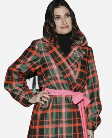 Wicked Broadway 20th Anniversary Idina Menzel Plaid Checked Coat