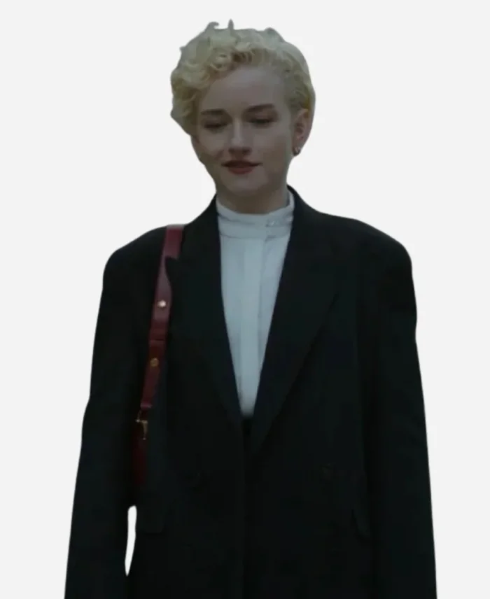 Wolf Man 2025 Julia Garner Black Wool Blazer