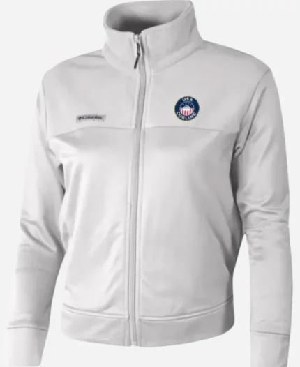 Women Columbia River Grey Fleece Jacket